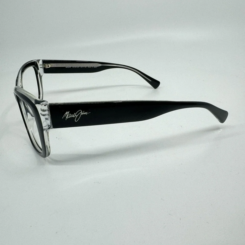 Maui Jim Sunglasses Frames‎ MJ768-02K PLUMERIA 55/17-135 Black Full Rim H10902